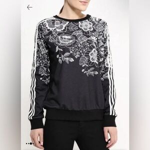 Adidas Originals x Farm Florido Floral Crew Neck Sweatshirt Size Small